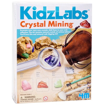 4M - KidzLabs Crystal Mining Kit