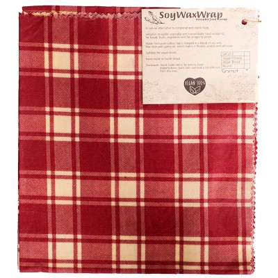 6 Degrees East Soy Wax Sheet Wrap - Red