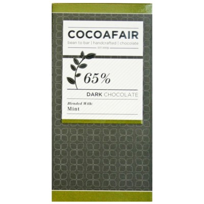 CocoaFair 65% Dark Chocolate with Mint