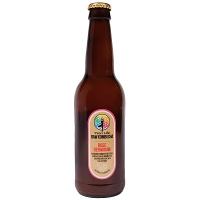 Tea of Life Rose Geranium Raw Kombucha
