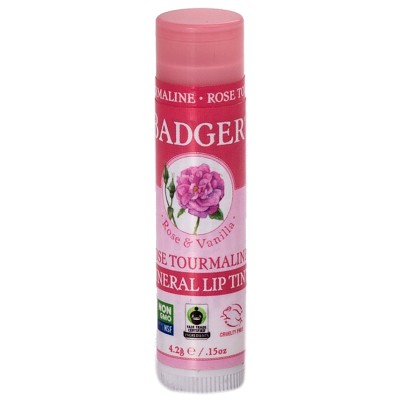 Badger Tinted Lip Balm, Rose Tourmaline