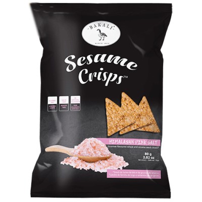 Bakali Himalayan Pink Salt Sesame Chips