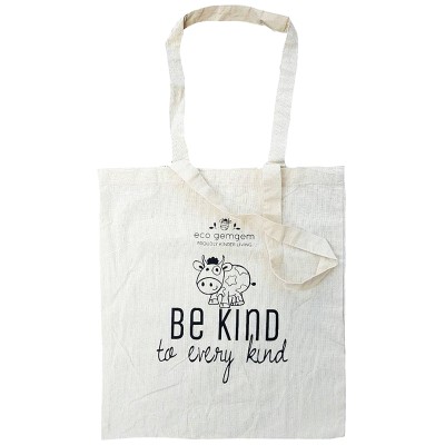 Eco GemGem XL Hemp Shopper -  Be Kind