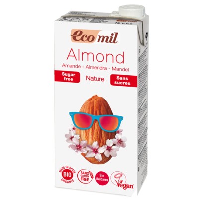 Ecomil Organic Almond Milk Sugar Free - 7%