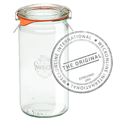Weck Cylindrical Glass Jar