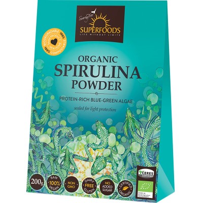 Soaring Free Superfoods Organic Spirulina Powder