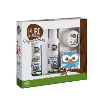Pure Beginnings Organic Baby Gift Set