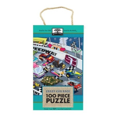 Green Start 100 Piece Crazy Car Race Puzzle