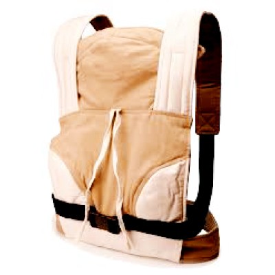 African Baby Carrier Newborn Beige & Canvas