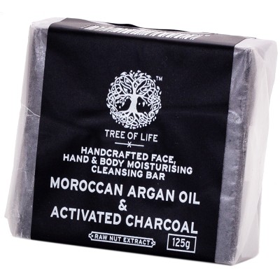 Tree of Life Argan Oil & Charcoal Soap Bar