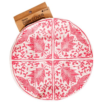 Spaza Madiba Dish And Bowl Cover - Entertainer Tomato Red