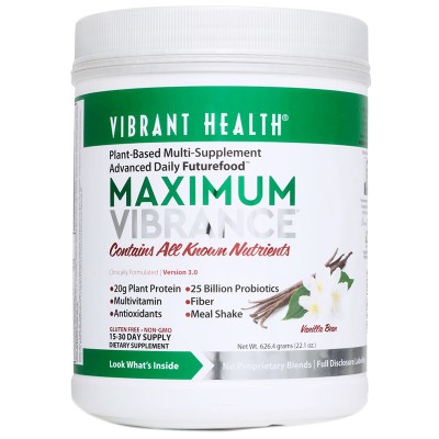 Vibrant Health Maximum Vibrance Powder - Vanilla