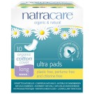 Natracare Organic Cotton Ultra Pads With Wings (10) - Long