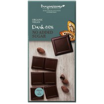 Benjamissimo Dark 80% Chocolate - No Added sugar 