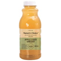 Nature's Choice Raw Unfiltered Organic Apple Cider Vinegar