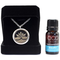 Organico by Oco Life Diffuser Pendant Lily with Breathe Oil Blend 10ml