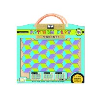 Green Start Razzle Dazzle Pattern Play Wooden Puzzle