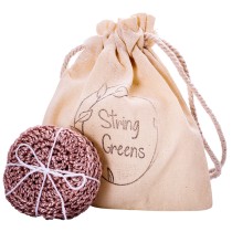 String Greens Reusable Face Rounds - Fawn