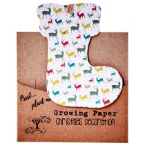 Growing Paper Christmas Decorations - Stocking