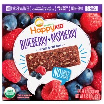 Happy Kid Oat Bars - Blueberry & Raspberry 140g