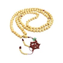 White Sandalwood Japamala Wrist Wrap