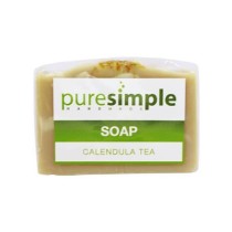 Pure Simple Calendula Tea Soap (Fragrance-Free)