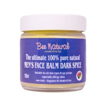Bee Natural Face Balm for Men Dark Spice