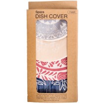 Spaza Safari Bowl And Dish Cover - Set of 4 